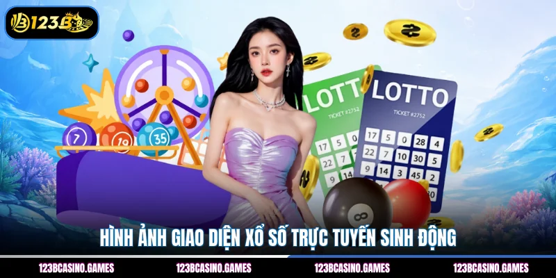 Xổ Số 123B 1 Hình ảnh giao diện xổ số trực tuyến sinh động